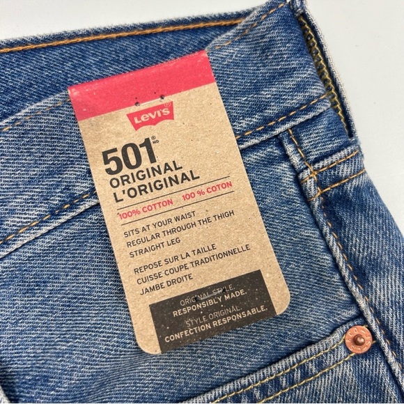 NWT Levi’s 501 Original Fit Jeans - Picture 11 of 15